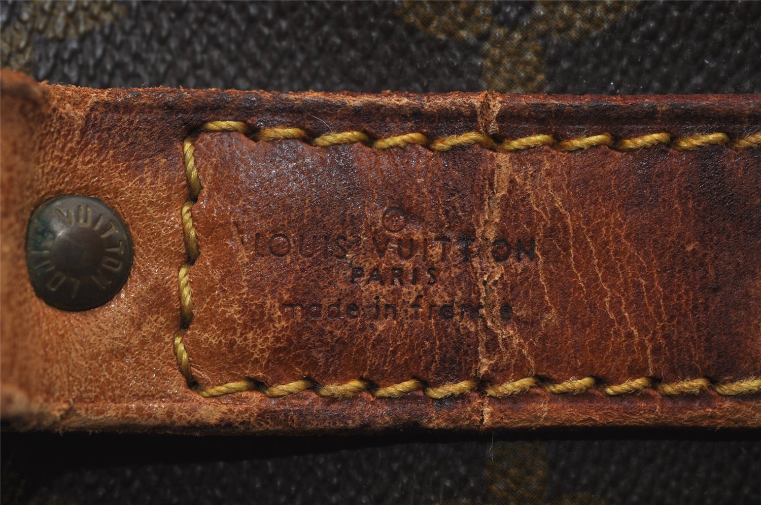Auth Louis Vuitton Monogram Keepall Bandouliere 60 M41412 Boston Bag Junk 6424I