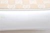 Authentic GUCCI Bamboo Shoulder Hand Bag Purse Canvas Leather Beige White 6425C
