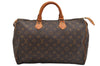 Authentic Louis Vuitton Monogram Speedy 35 Hand Boston Bag M41524 LV 6425F