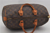 Authentic Louis Vuitton Monogram Speedy 35 Hand Boston Bag M41524 LV 6425F