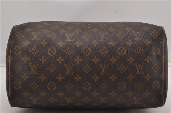 Authentic Louis Vuitton Monogram Speedy 35 Hand Boston Bag M41524 LV 6425F