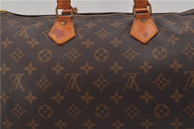 Authentic Louis Vuitton Monogram Speedy 35 Hand Boston Bag M41524 LV 6425F