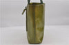 Authentic PRADA Enamel Nylon Shoulder Hand Bag Purse Green 6426D