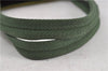 Authentic PRADA Enamel Nylon Shoulder Hand Bag Purse Green 6426D
