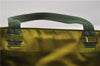 Authentic PRADA Enamel Nylon Shoulder Hand Bag Purse Green 6426D