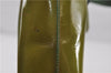 Authentic PRADA Enamel Nylon Shoulder Hand Bag Purse Green 6426D