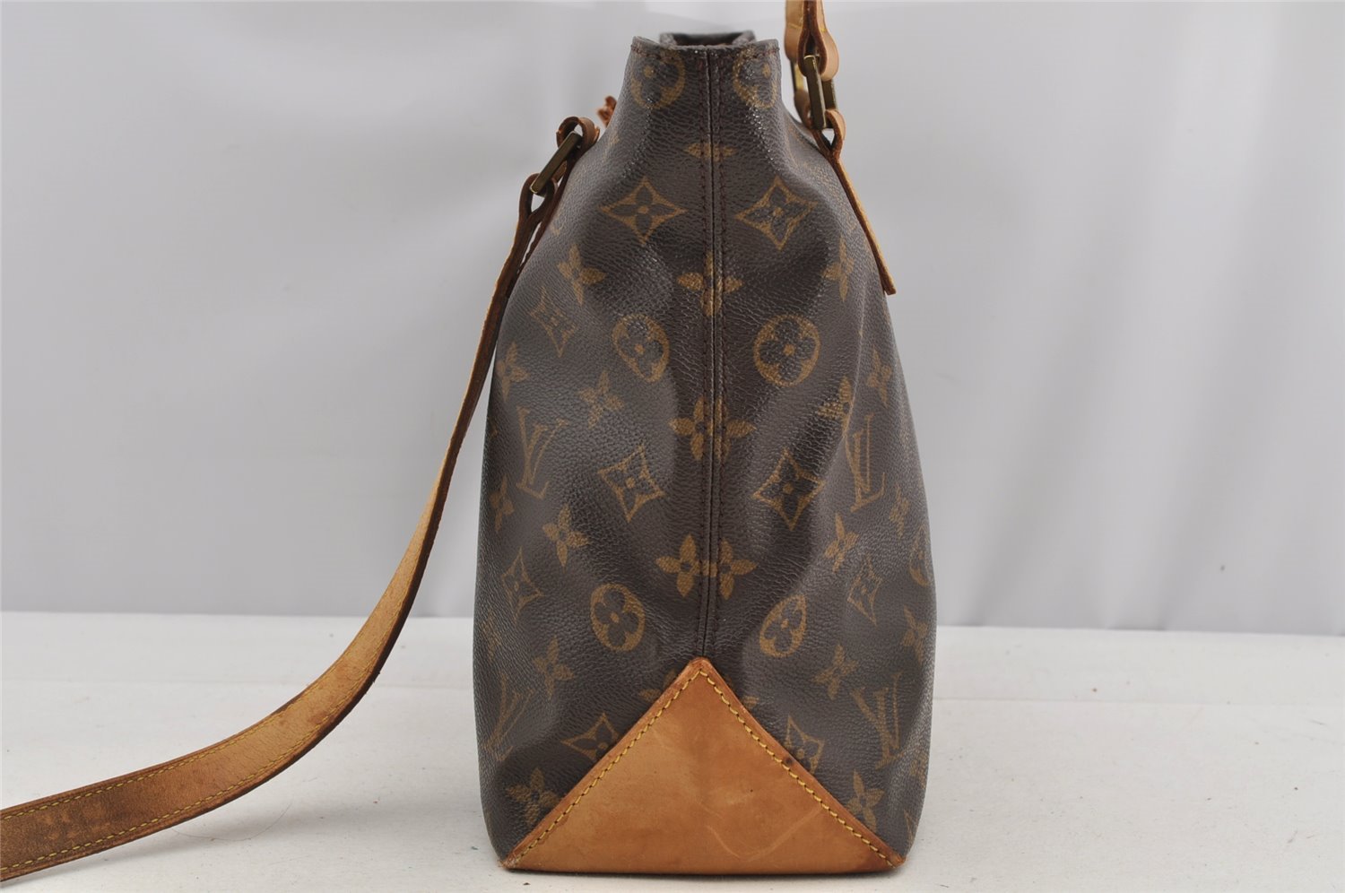 Authentic Louis Vuitton Monogram Cabas Piano Shoulder Tote Bag M51148 Junk 6428I