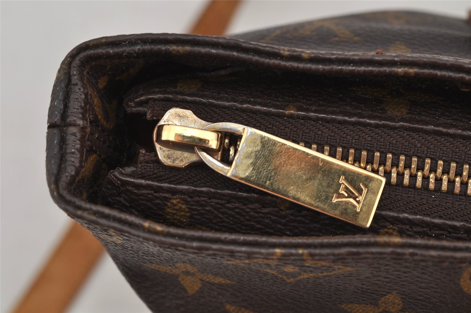 Authentic Louis Vuitton Monogram Cabas Piano Shoulder Tote Bag M51148 Junk 6428I