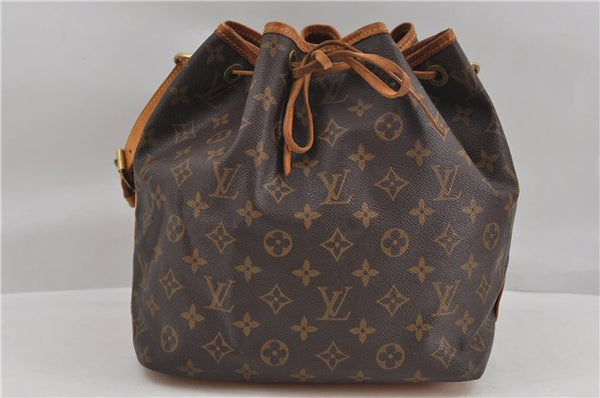 Authentic Louis Vuitton Monogram Petit Noe Shoulder Bag M42226 LV 6433D