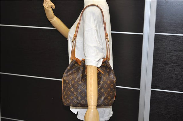 Authentic Louis Vuitton Monogram Petit Noe Shoulder Bag M42226 LV 6433D