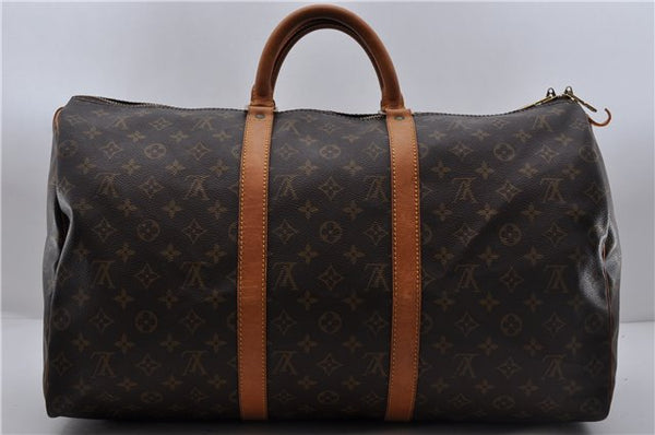 Authentic Louis Vuitton Monogram Keepall 50 Boston Bag M41426 LV 6434D