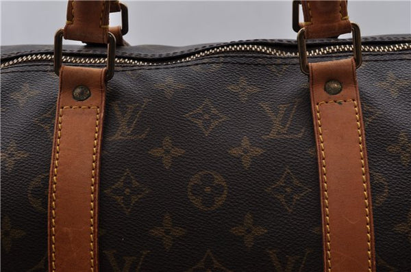 Authentic Louis Vuitton Monogram Keepall 50 Boston Bag M41426 LV 6434D