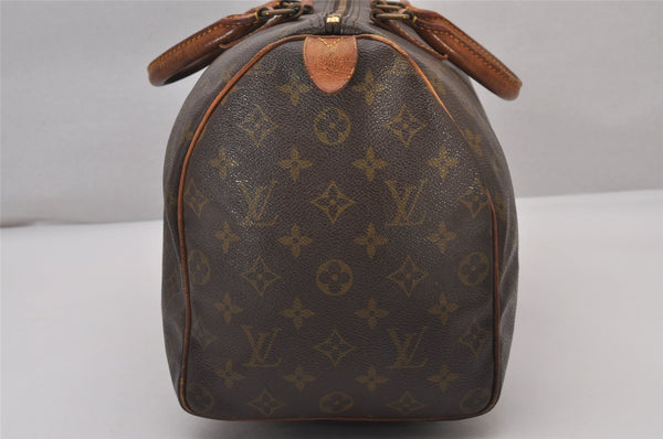 Authentic Louis Vuitton Monogram Speedy 35 Hand Boston Bag Old Model LV 6435I