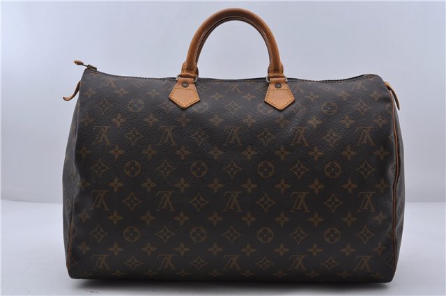 Authentic LOUIS VUITTON Monogram Speedy 40 Hand Bag Purse M41522 LV 6437C