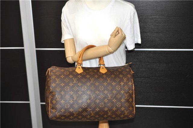 Authentic LOUIS VUITTON Monogram Speedy 40 Hand Bag Purse M41522 LV 6437C