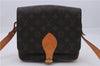 Auth Louis Vuitton Monogram Cartouchiere MM Shoulder Cross Bag M51253 LV 6440D