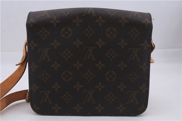 Auth Louis Vuitton Monogram Cartouchiere MM Shoulder Cross Bag M51253 LV 6440D