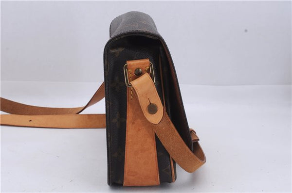 Auth Louis Vuitton Monogram Cartouchiere MM Shoulder Cross Bag M51253 LV 6440D