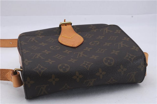 Auth Louis Vuitton Monogram Cartouchiere MM Shoulder Cross Bag M51253 LV 6440D