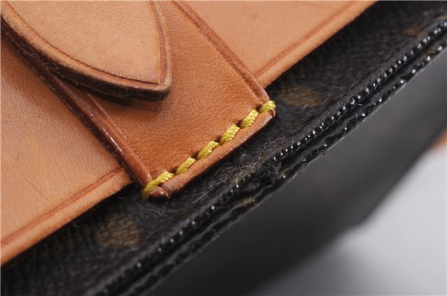 Auth Louis Vuitton Monogram Cartouchiere MM Shoulder Cross Bag M51253 LV 6440D