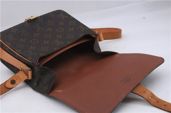 Auth Louis Vuitton Monogram Cartouchiere MM Shoulder Cross Bag M51253 LV 6440D