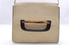 Authentic GUCCI Vintage Shoulder Bag Pursse Leather Beige Junk 6441I
