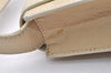 Authentic GUCCI Vintage Shoulder Bag Pursse Leather Beige Junk 6441I