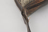 Authentic GUCCI Web Sherry Line Shoulder Cross Bag GG PVC Leather Brown 6442I