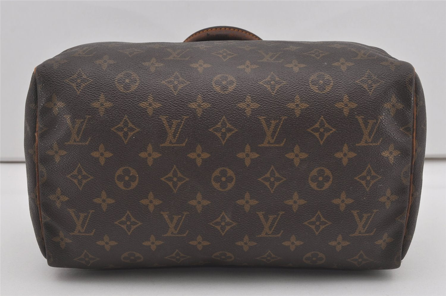 Authentic Louis Vuitton Monogram Speedy 30 Hand Boston Bag M41526 LV 6446I