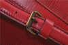 Authentic LOUIS VUITTON Epi Randonnee GM Shoulder Bag Red M43087 LV 6447C