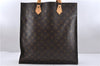 Authentic Louis Vuitton Monogram Sac Plat Hand Bag M51140 LV 6447D