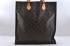Authentic Louis Vuitton Monogram Sac Plat Hand Bag M51140 LV 6447D