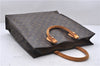 Authentic Louis Vuitton Monogram Sac Plat Hand Bag M51140 LV 6447D