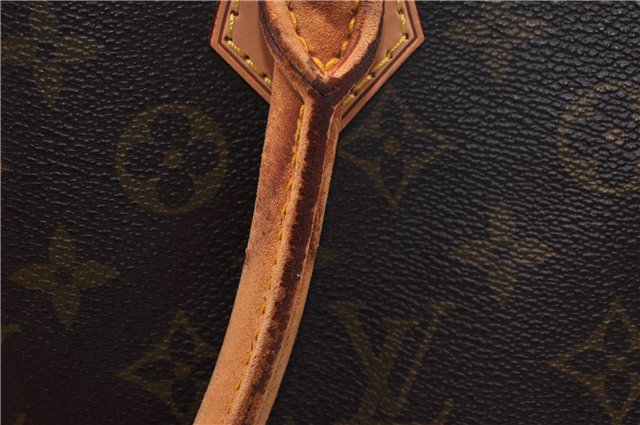 Authentic Louis Vuitton Monogram Sac Plat Hand Bag M51140 LV 6447D