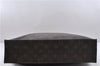 Authentic Louis Vuitton Monogram Sac Plat Hand Bag M51140 LV 6447D