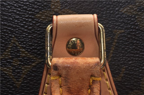 Authentic Louis Vuitton Monogram Sac Plat Hand Bag M51140 LV 6447D