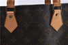 Authentic Louis Vuitton Monogram Sac Plat Hand Bag M51140 LV 6447D