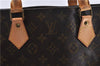 Authentic Louis Vuitton Monogram Sac Plat Hand Bag M51140 LV 6447D