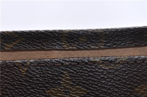 Authentic Louis Vuitton Monogram Sac Plat Hand Bag M51140 LV 6447D