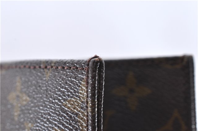 Authentic Louis Vuitton Monogram Sac Plat Hand Bag M51140 LV 6447D