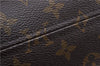 Authentic Louis Vuitton Monogram Sac Plat Hand Bag M51140 LV 6447D