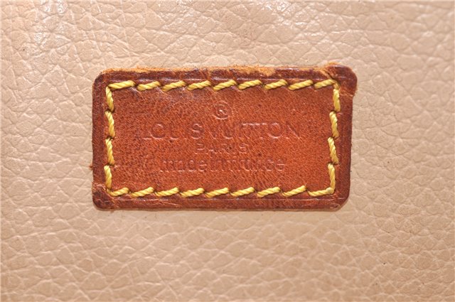 Authentic Louis Vuitton Monogram Sac Plat Hand Bag M51140 LV 6447D