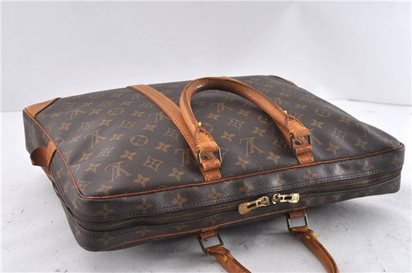 Auth LOUIS VUITTON Monogram Porte Documents Voyage Briefcase M53361 LV 6450C