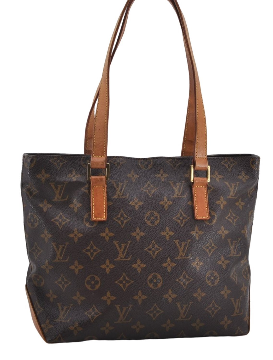 Authentic Louis Vuitton Monogram Cabas Piano Shoulder Tote Bag M51148 LV 6450E
