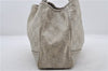 Authentic GUCCI Princy Guccissima GG Leather Tote Bag 163805 Ivory 6451E