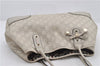 Authentic GUCCI Princy Guccissima GG Leather Tote Bag 163805 Ivory 6451E