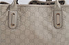 Authentic GUCCI Princy Guccissima GG Leather Tote Bag 163805 Ivory 6451E