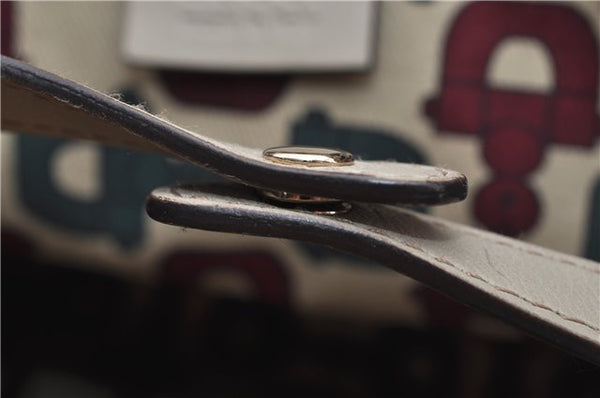 Authentic GUCCI Princy Guccissima GG Leather Tote Bag 163805 Ivory 6451E