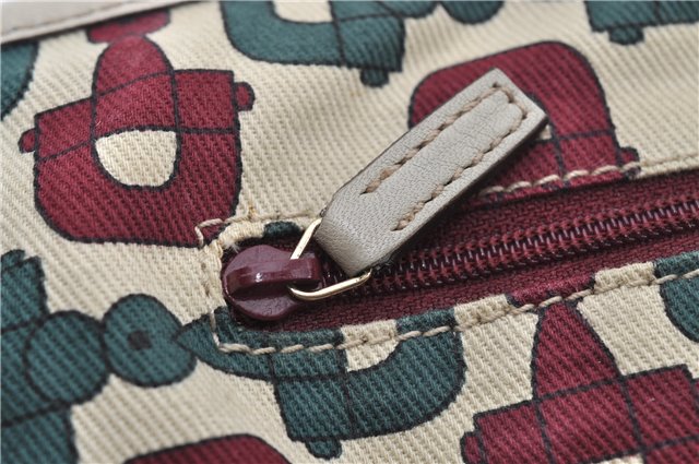 Authentic GUCCI Princy Guccissima GG Leather Tote Bag 163805 Ivory 6451E