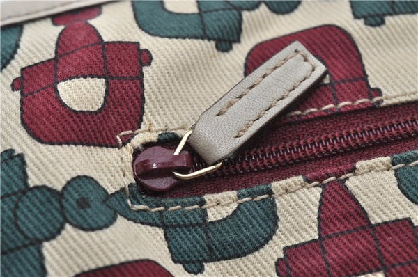 Authentic GUCCI Princy Guccissima GG Leather Tote Bag 163805 Ivory 6451E